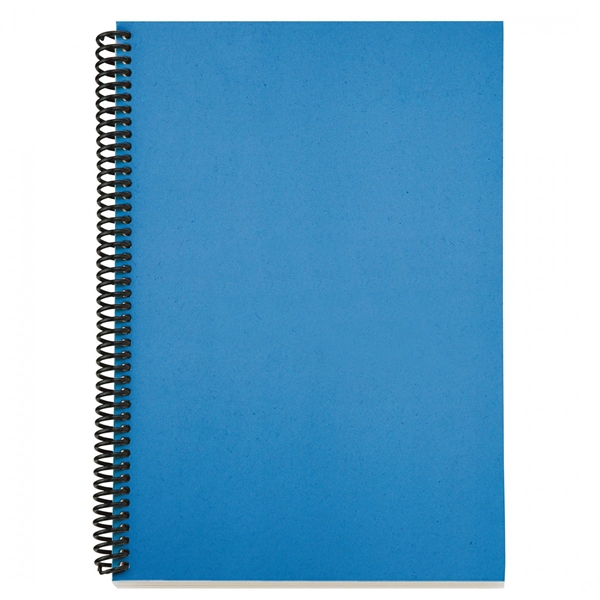 ECO notebook with black spiral binding, 13 pt soft cover and... from ASI 88660 Spector & Co.