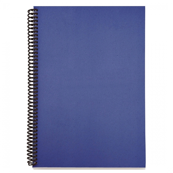 ECO notebook with black spiral binding, 13 pt soft cover and... from ASI 88660 Spector & Co.