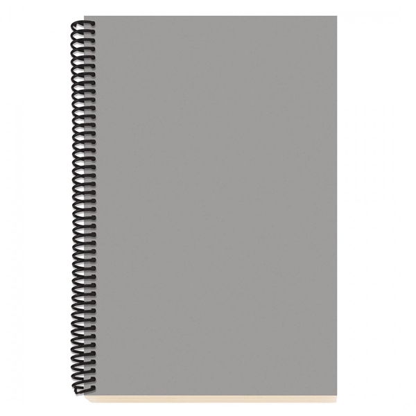 ECO notebook with black spiral binding, 13 pt soft cover and... from ASI 88660 Spector & Co.