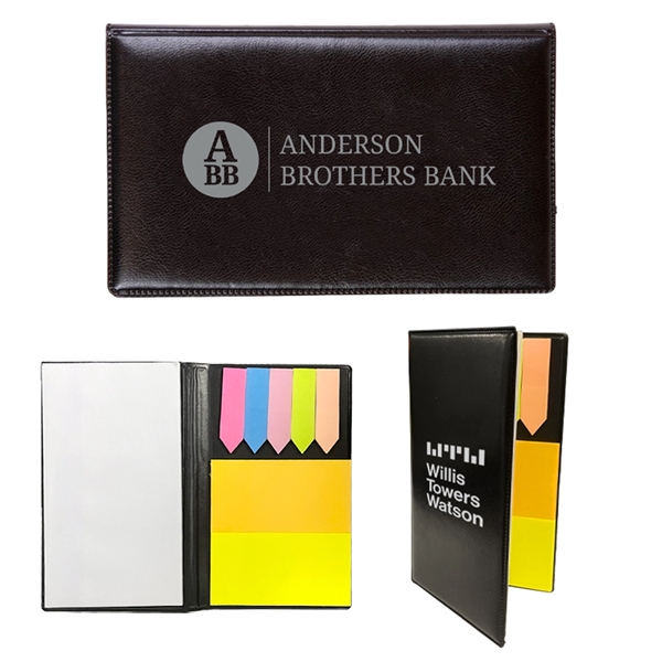 This note holder includes 5 sticky flags, 2 sticky notes, and... from ASI 52710 Lincoln Line