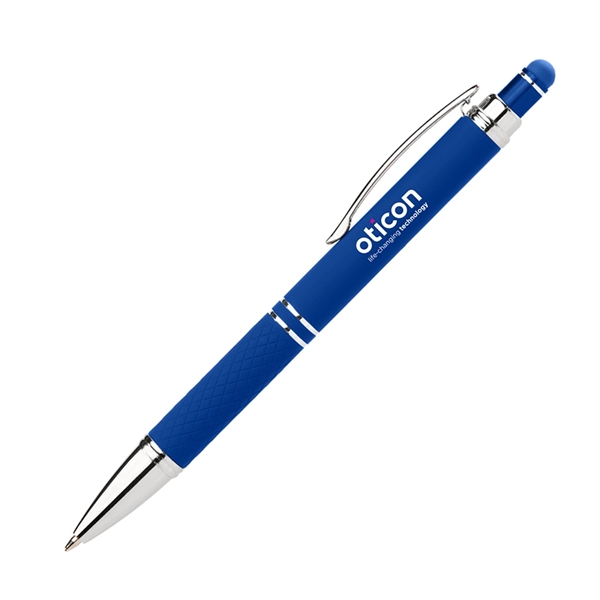 Click action stylus pen with a soft-touch rubberized finish.... from ASI 68190 Lungsal / Lungsal