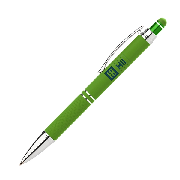Click action stylus pen with a soft-touch rubberized finish.... from ASI 68190 Lungsal / Lungsal