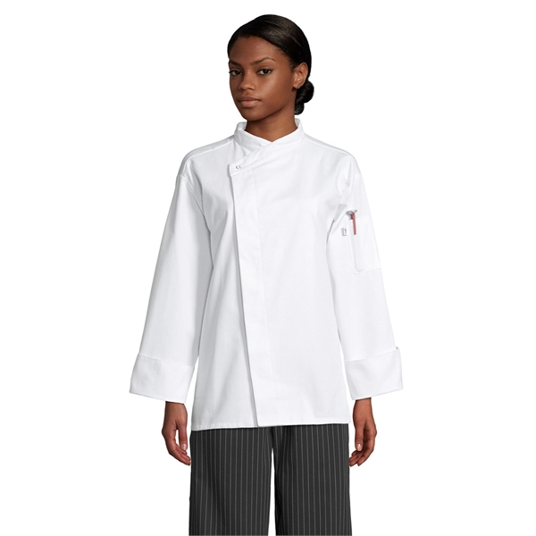 Uncommon Threads Unisex Santorini Chef Coat - White... from ASI 86018 Scrub Authority / Uniform Stores