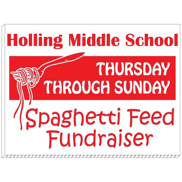 Multiple sizes single sided full color 13oz scrim vinyl banner.... from ASI 54322 FireSprint Printing / FireSprint Line