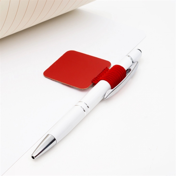 Premium vinyl patch with elastic pen loop.Pen is not includedPACKAGING Bulk... from ASI 88660 Spector & Co.