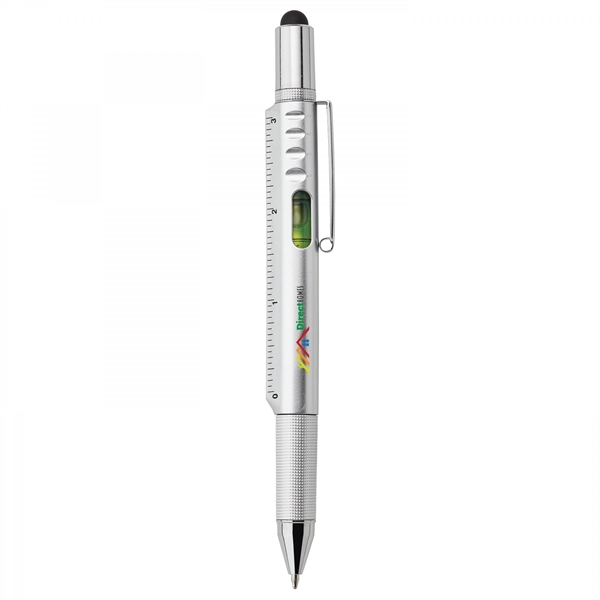 Functionality compliments style in this versatile 5-in-1 plastic twist-action ballpoint with... from ASI 88660 Spector & Co.