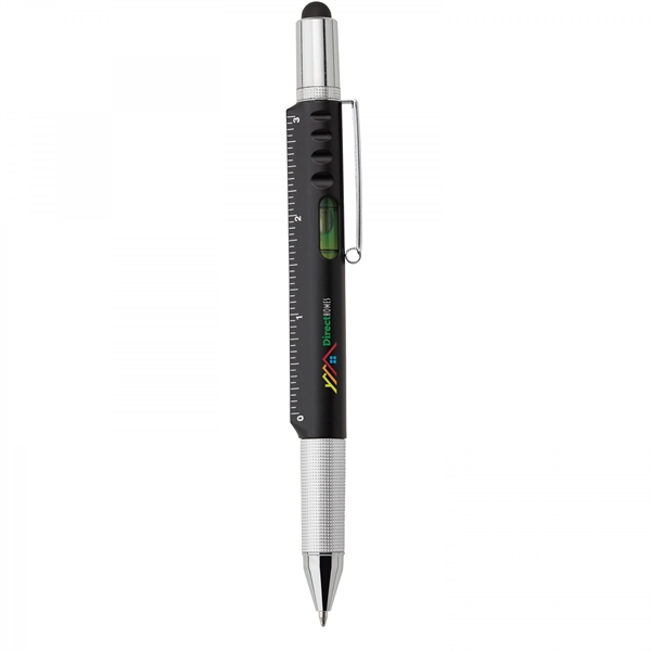 Functionality compliments style in this versatile 5-in-1 plastic twist-action ballpoint with... from ASI 88660 Spector & Co.