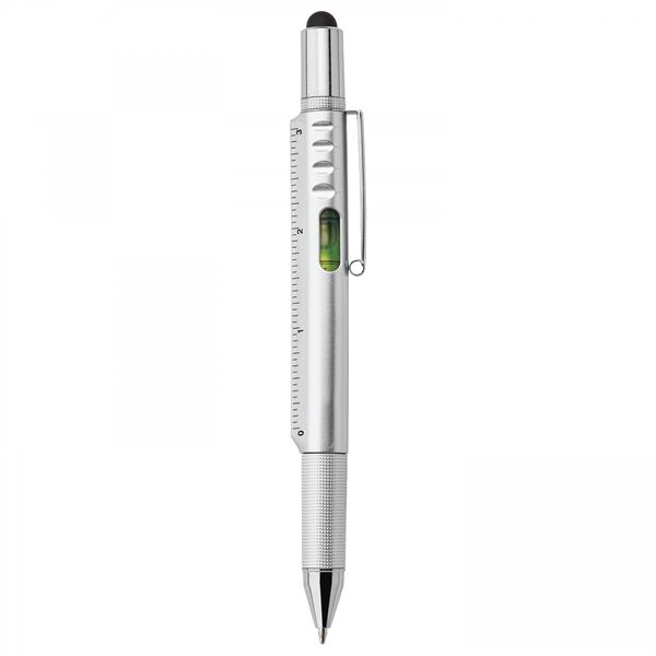 Functionality compliments style in this versatile 5-in-1 plastic twist-action ballpoint with... from ASI 88660 Spector & Co.