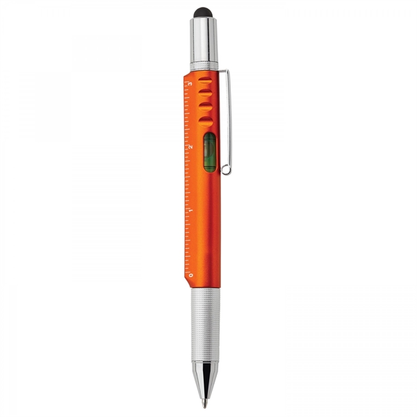 Functionality compliments style in this versatile 5-in-1 plastic twist-action ballpoint with... from ASI 88660 Spector & Co.
