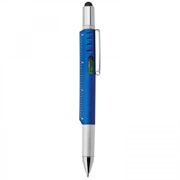 Functionality compliments style in this versatile 5-in-1 plastic twist-action ballpoint with... from ASI 88660 Spector & Co.