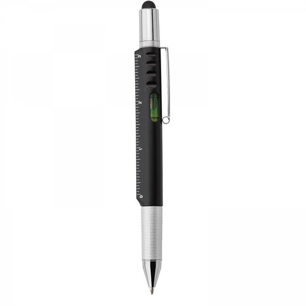 Functionality compliments style in this versatile 5-in-1 plastic twist-action ballpoint with... from ASI 88660 Spector & Co.