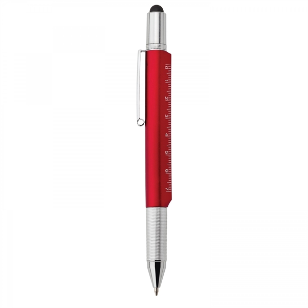 Functionality compliments style in this versatile 5-in-1 plastic twist-action ballpoint with... from ASI 88660 Spector & Co.