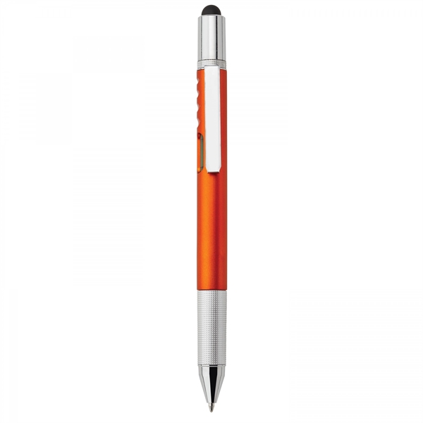 Functionality compliments style in this versatile 5-in-1 plastic twist-action ballpoint with... from ASI 88660 Spector & Co.