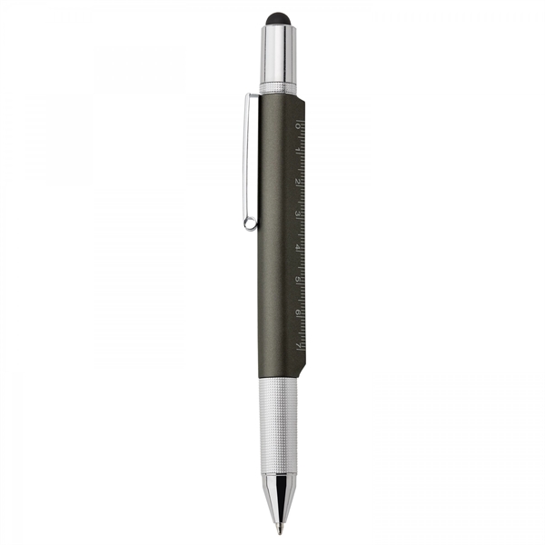 Functionality compliments style in this versatile 5-in-1 plastic twist-action ballpoint with... from ASI 88660 Spector & Co.