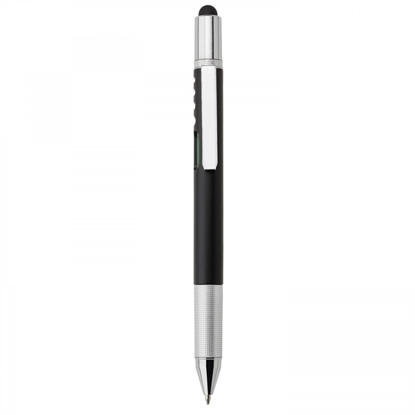 Functionality compliments style in this versatile 5-in-1 plastic twist-action ballpoint with... from ASI 88660 Spector & Co.
