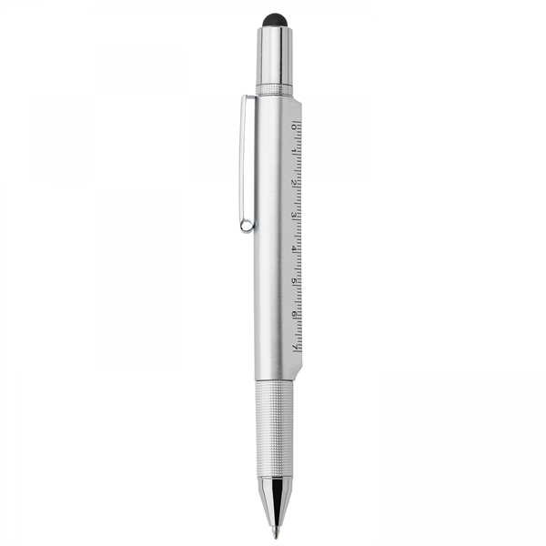 Functionality compliments style in this versatile 5-in-1 plastic twist-action ballpoint with... from ASI 88660 Spector & Co.