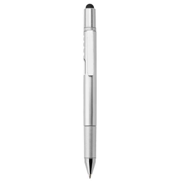 Functionality compliments style in this versatile 5-in-1 plastic twist-action ballpoint with... from ASI 88660 Spector & Co.