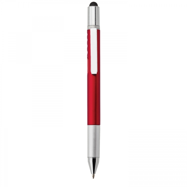 Functionality compliments style in this versatile 5-in-1 plastic twist-action ballpoint with... from ASI 88660 Spector & Co.