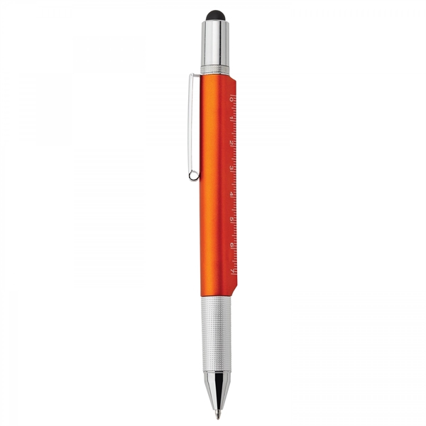 Functionality compliments style in this versatile 5-in-1 plastic twist-action ballpoint with... from ASI 88660 Spector & Co.