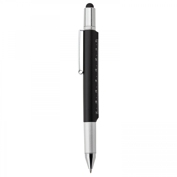 Functionality compliments style in this versatile 5-in-1 plastic twist-action ballpoint with... from ASI 88660 Spector & Co.