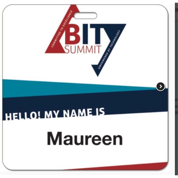 Badges are essential for creating a professional atmosphere and ensuring smooth... from ASI 42393 Budgetcard Inc