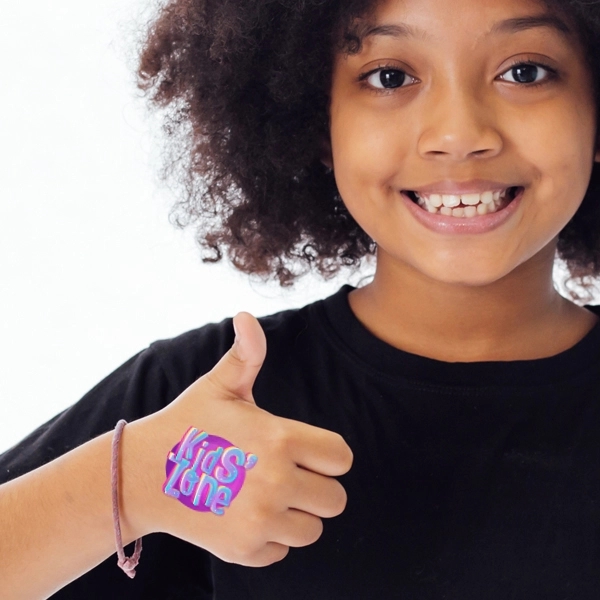 2" x 2" custom temporary tattoo, designed to last 3-5 days.... from ASI 43530 California Tattoos