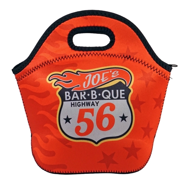 Lunch Bag w/Zipper Printed, Cooler price includes edge to edge full... from ASI 67557 LimeLight Ent / Limelight USA