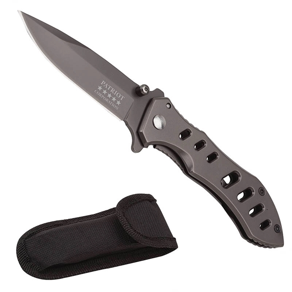 Landon Folding Tactical Knife... from ASI 67866 Logomark/Valumark