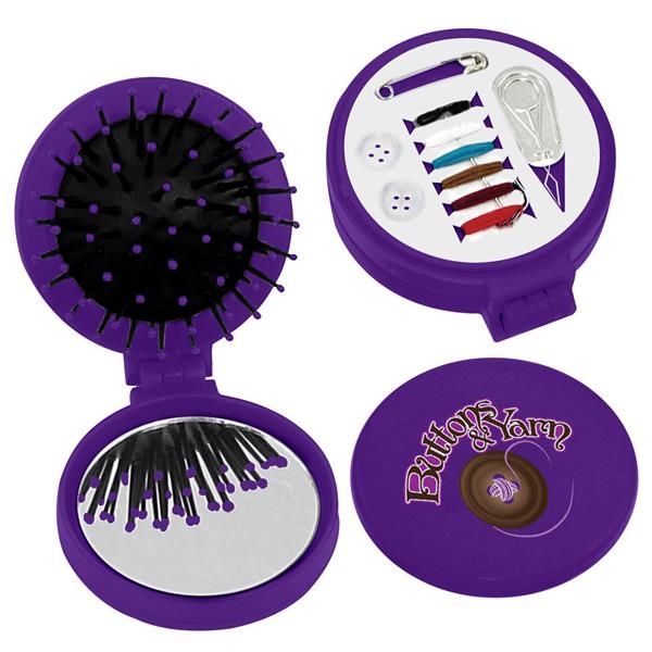 3 in 1 sewing kit, high impact plastic with shatter resistant,... from ASI 61125 Hit Promotional Products