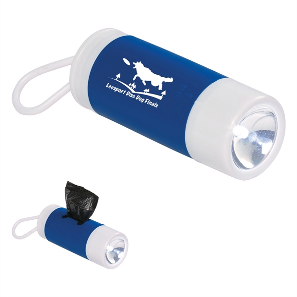 Dog bag dispenser with flashlight.... from ASI 61125 Hit Promotional Products / Hit®