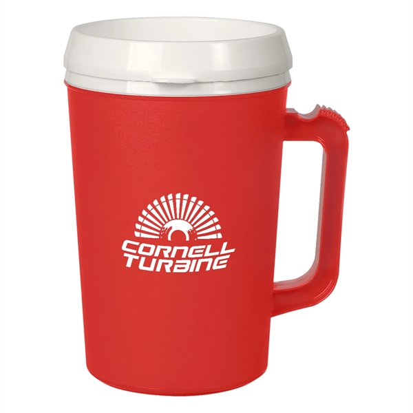 34 oz. insulated mug with sip through lid.... from ASI 61125 Hit Promotional Products / Hit®