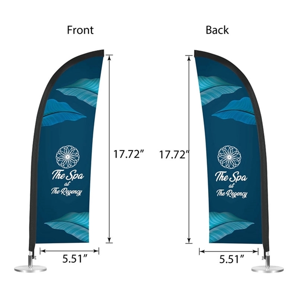 DisplaySplash Tabletop Feather Flag - Double Sided... from ASI 67866 Logomark/Valumark