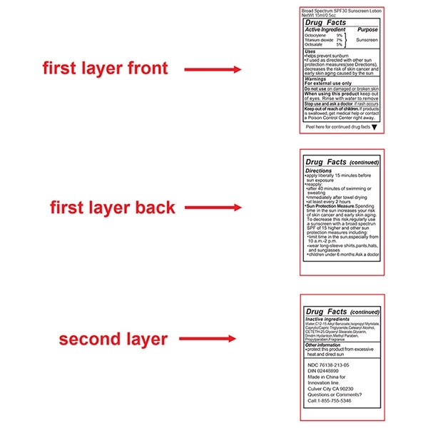 0.5 oz. bottle of vanilla scented, SPF 30 sunscreen with a... from ASI 62660 Innovation Line