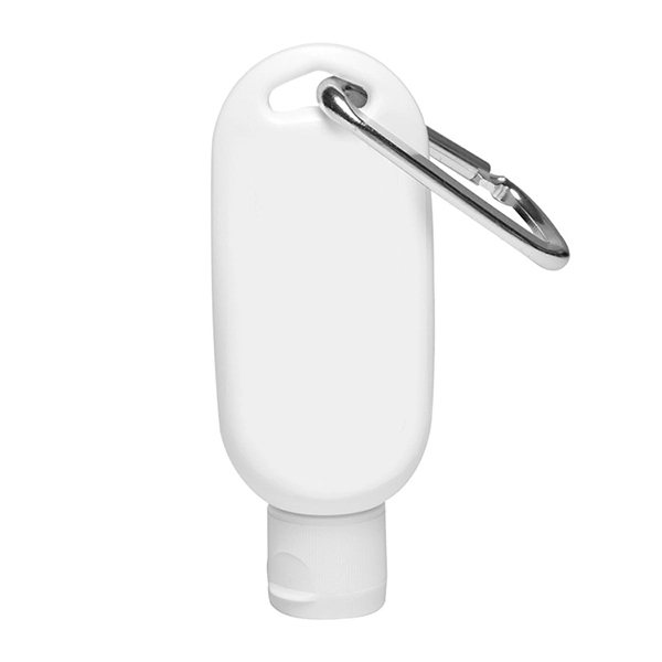 White flip top bottle with 1.0 oz. SPF 30 sunscreen with... from ASI 62660 Innovation Line