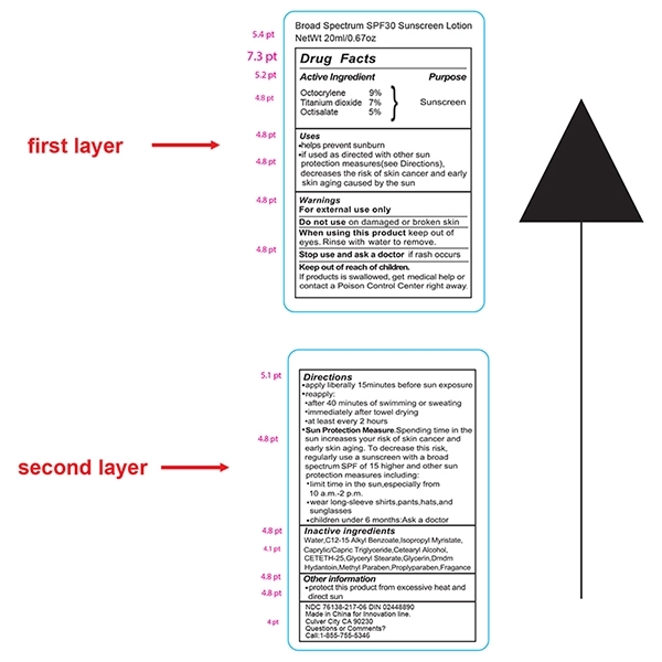 Solid white credit card shaped bottle with SPF30 vanilla sunscreen spray.... from ASI 62660 Innovation Line