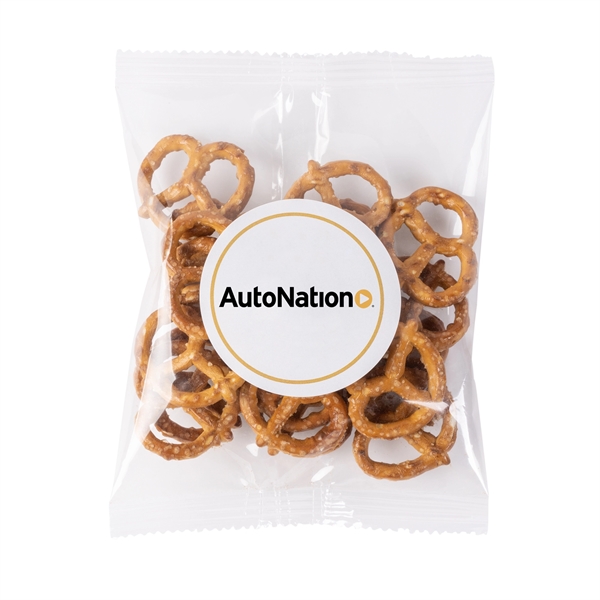 1oz. Goody Bags - Salted Mini Pretzels... from ASI 44900 NC Custom (CI/Lanco) / Chocolate Inn