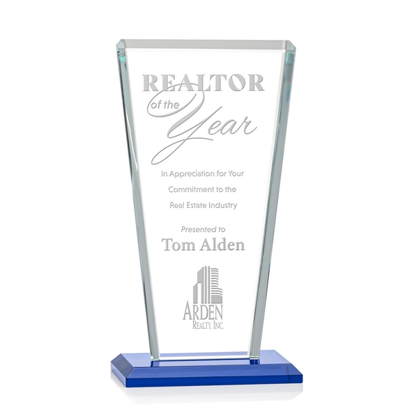 Our extraordinary beveled Starfire angular award is combined with sapphire optical... from ASI 84592 St Regis Group / St Regis