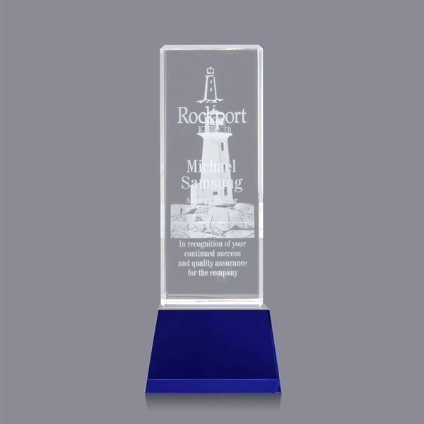 Brilliant thick Optical Crystal Tower with beveled edges is ideal for... from ASI 84592 St Regis Group / St Regis