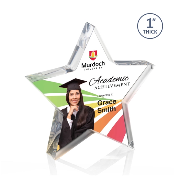 Copeland Star VividPrint™ Award - Acrylic... from ASI 84592 St Regis Group / St Regis