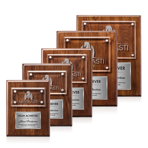 Gossamer Plaque - Walnut/Silver... from ASI 84592 St Regis Group / St Regis
