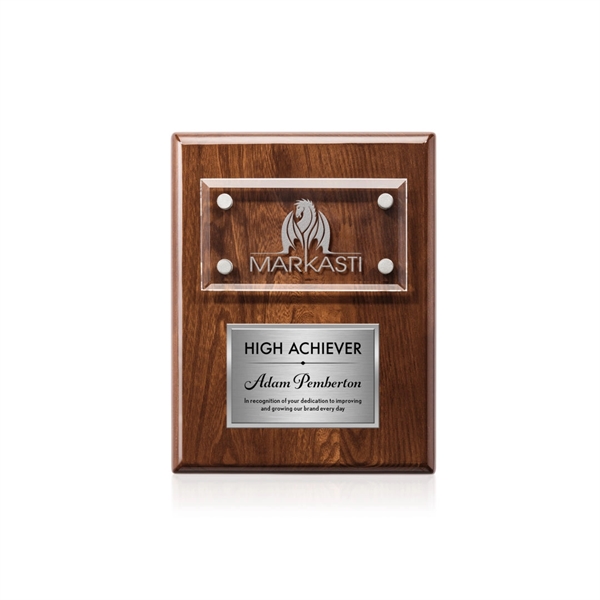 Gossamer Plaque - Walnut/Silver... from ASI 84592 St Regis Group / St Regis