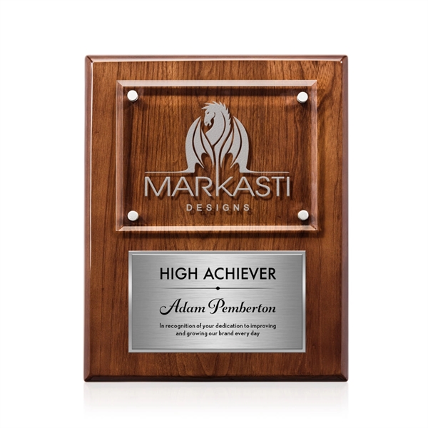 Gossamer Plaque - Walnut/Silver... from ASI 84592 St Regis Group / St Regis