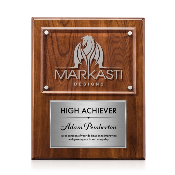 Gossamer Plaque - Walnut/Silver... from ASI 84592 St Regis Group / St Regis