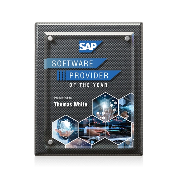 Starfire Crystal elegantly mounted on a Carbon Fibre Finished backing.... from ASI 84592 St Regis Group / St Regis