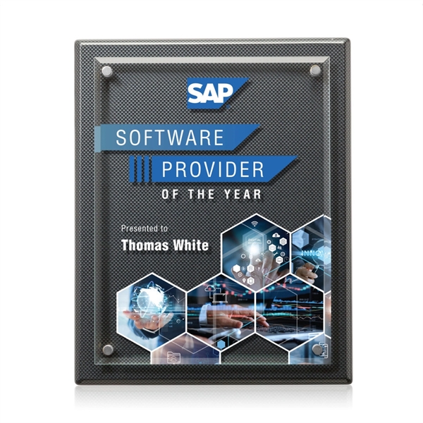 Starfire Crystal elegantly mounted on a Carbon Fibre Finished backing.... from ASI 84592 St Regis Group / St Regis