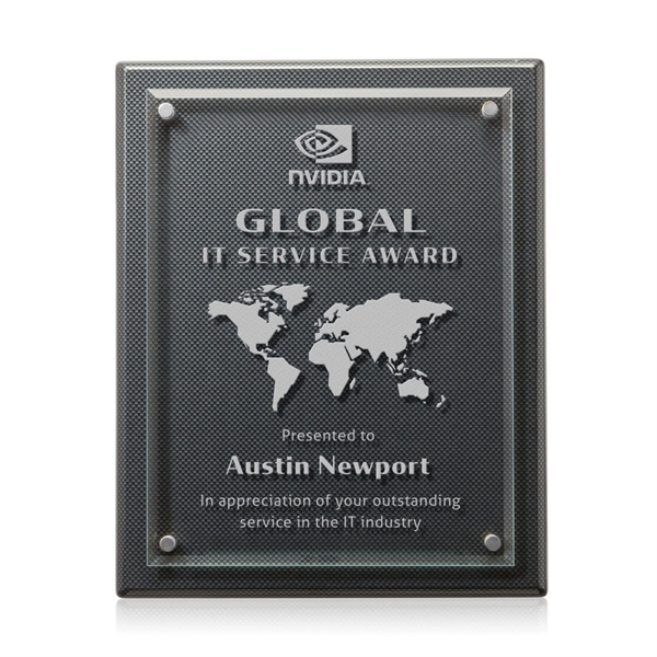 Starfire Crystal elegantly mounted on a Carbon Fibre Finished backing.... from ASI 84592 St Regis Group / St Regis