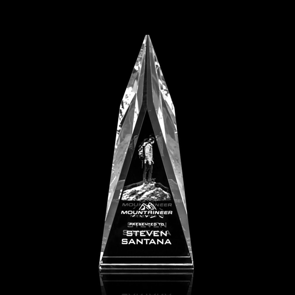 This stunning Optical Crystal Peak award bevels up into a point... from ASI 84592 St Regis Group / St Regis