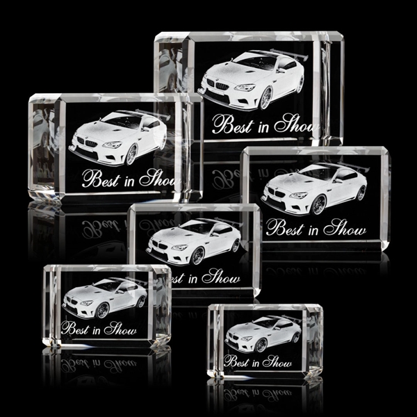 Beautiful 3 Dimensional etching inside the horizontal crystal... from ASI 84592 St Regis Group / St Regis