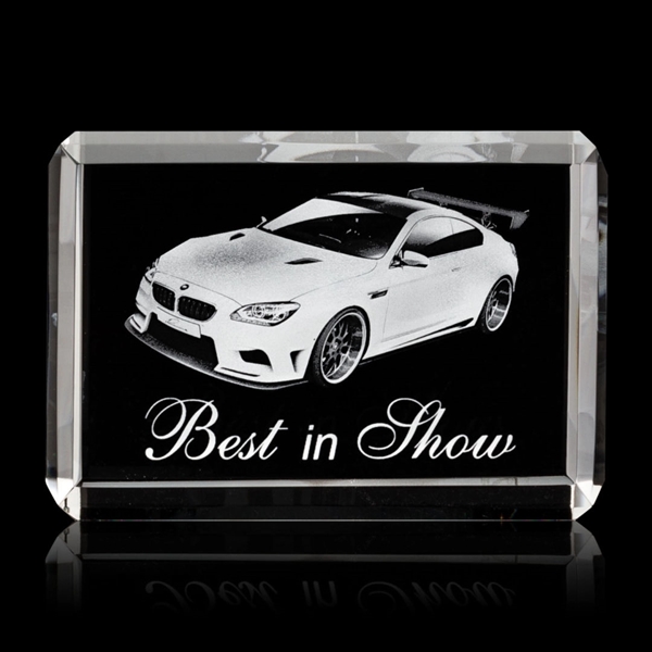 Beautiful 3 Dimensional etching inside the horizontal crystal... from ASI 84592 St Regis Group / St Regis