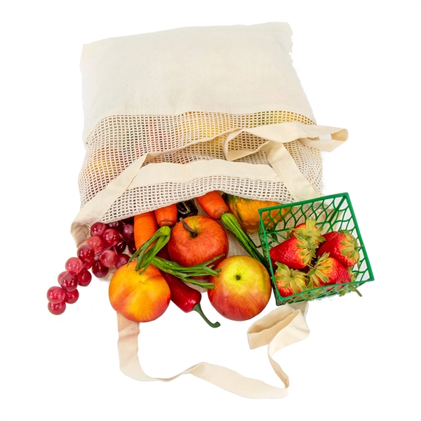 Cotton Mesh Tote Bag... from ASI 31517 Admart Products / Admart Line